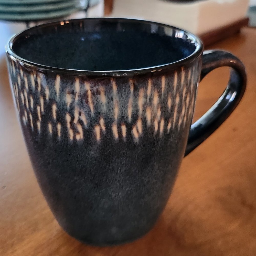 Meritage Jasper Denim Blue Coffee Cup Set of 4